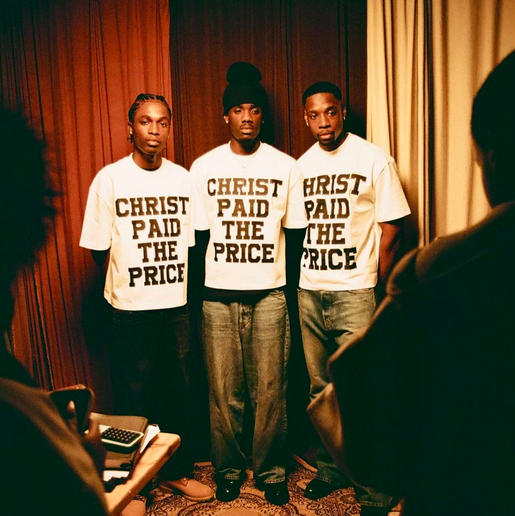 Christ Paid The Price Tee Shirt White (Pre Order)